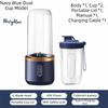 Sharp Blades USB Juicer Double Cup Mini Juicer Small Model Portable Juicer  Summer Use