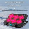 X6A Laptop Radiator: 7-Speed Height-Adjustable Cooling Fan Stand with Display Base