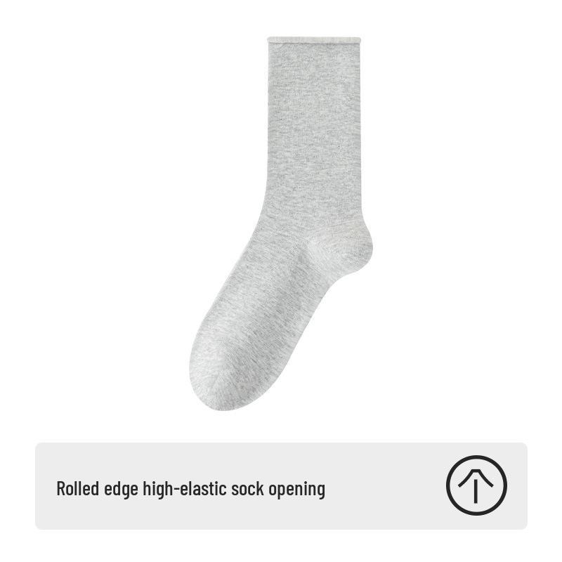 

Женские осенние хлопковые носки свободного кроя - Антибактериальные, дезодорирующие, длинные серые послеродовые носки 159/Free Size (36-40)