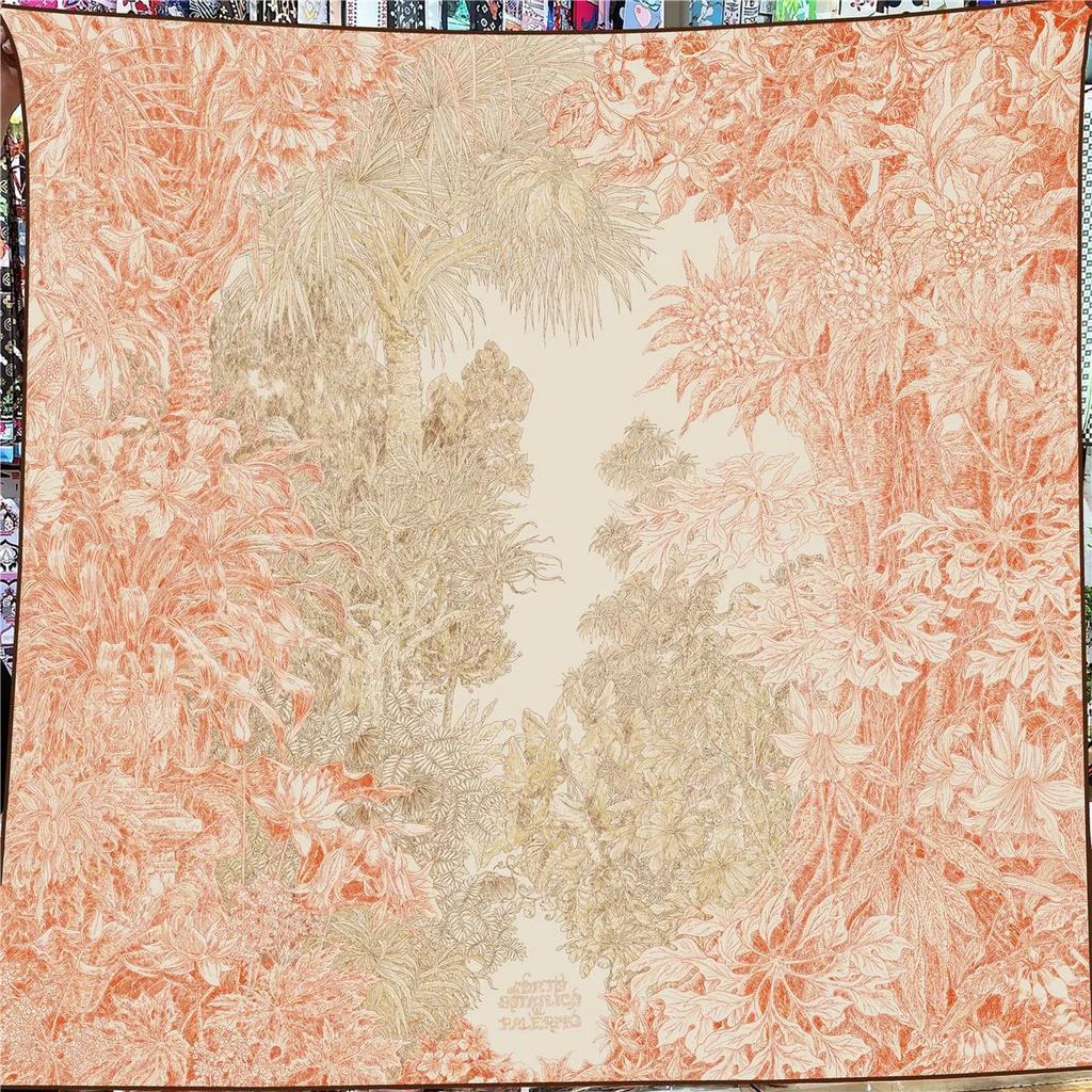 130Cm Autumn Winter Warm Scarf Women Immitation Silk Cashmere Square Scarf Shawl Luxury Large Scarf Wraps Pashmina Stole