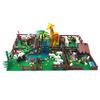 Sheep Horse Farm Chicken Nest Panda Cow Shed, Small Particle Farm Ranch Building Block Scene Neutral Mosaic Assembly Toy