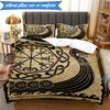 3PCS Viking Ship At Sea Bedding Set,Including 1pc Duvet Cover And 2pcs Pillowcases Perfect for Bedroom, Dormitory, Fan Christmas Gift