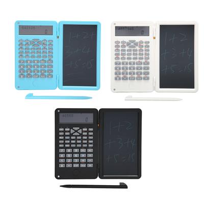 Calculator with Notepad Portable 10 Digits LCD Display Scientific Calculator for School  Meeti