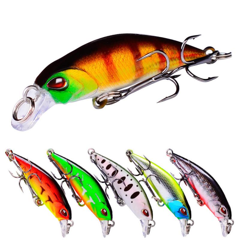 Sinking Fishing Lures Artificial Fishing Lure River Minnow 4.3g 5.4cm Hard Bait