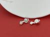Sterling Silver 999 Ruyi Fu Character Beads, Handmade DIY Bracelet Accessories, Pure Silver Wristband Spacers