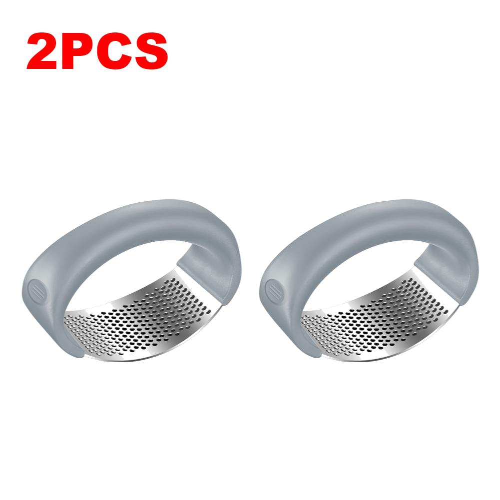 1/2pcs Garlic Press Crusher Manual Garlic Mincer Stainless Steel Chopping Garlic Tool Fruit Vegetable Tools Kitchen Accessories