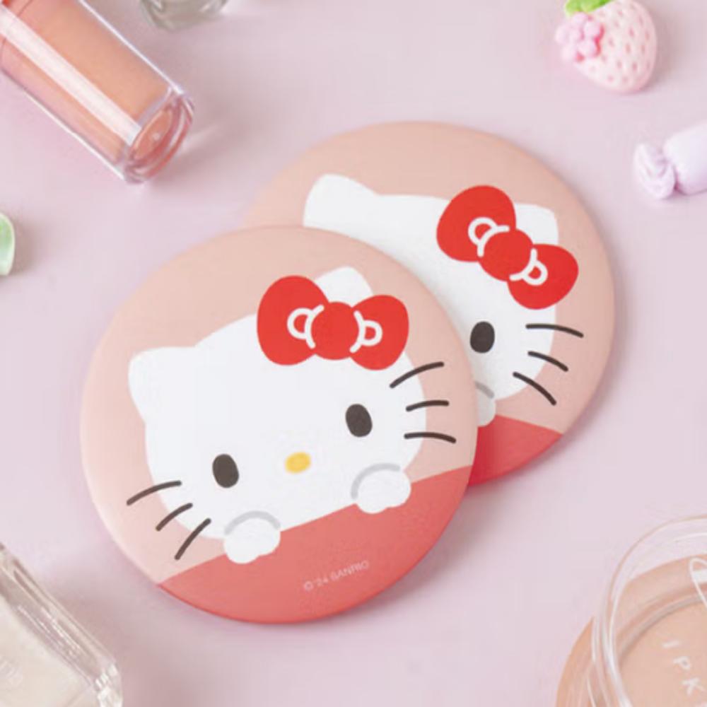 Hello Kitty Round Hand Mirror Pink