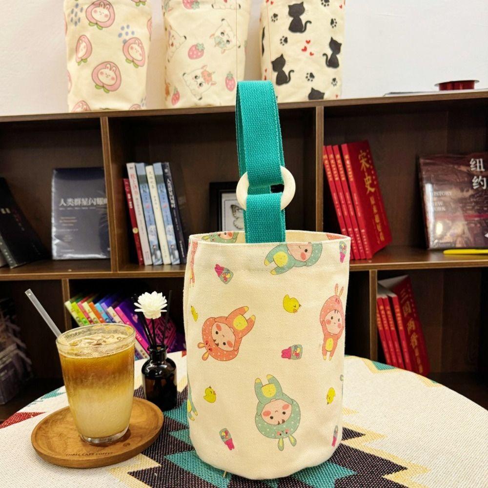 Large Capacity Mummy Bag Rabbit Lunch Bag Portable Cartoon Animal Bucket Bag  Storage Bag