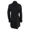 BURBERRY 3884842 Black wool x cashmere trench coat coat US4 blackUsed