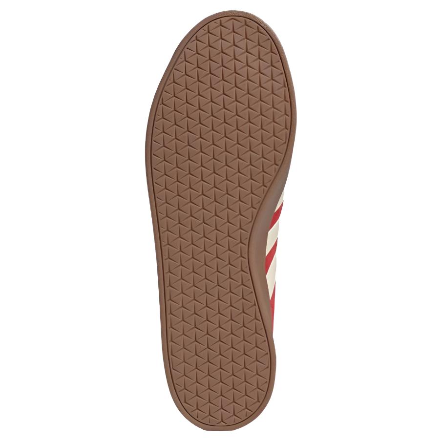 adidas Vl Court Classic Full Of Joyful Abrasion Resistant Low Top Skateboard Shoes Unisex Red Gold KK3774(team488-)