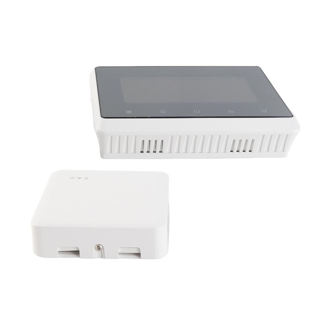 WiFi Smart Thermostat Programmable Thermostat with RF Receiver Tabletop Wall Mounted   APP Control Voice Control Gas Boiler Heating Temperature Co