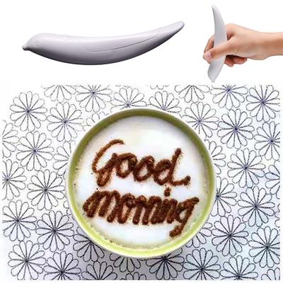 Latte Art Pen Populair Fijn Vakmanschap Batterijgevoede Latte Art Pen DIY Koffie Taart Specerijenpen Taart Specerijenpen voor Koffie