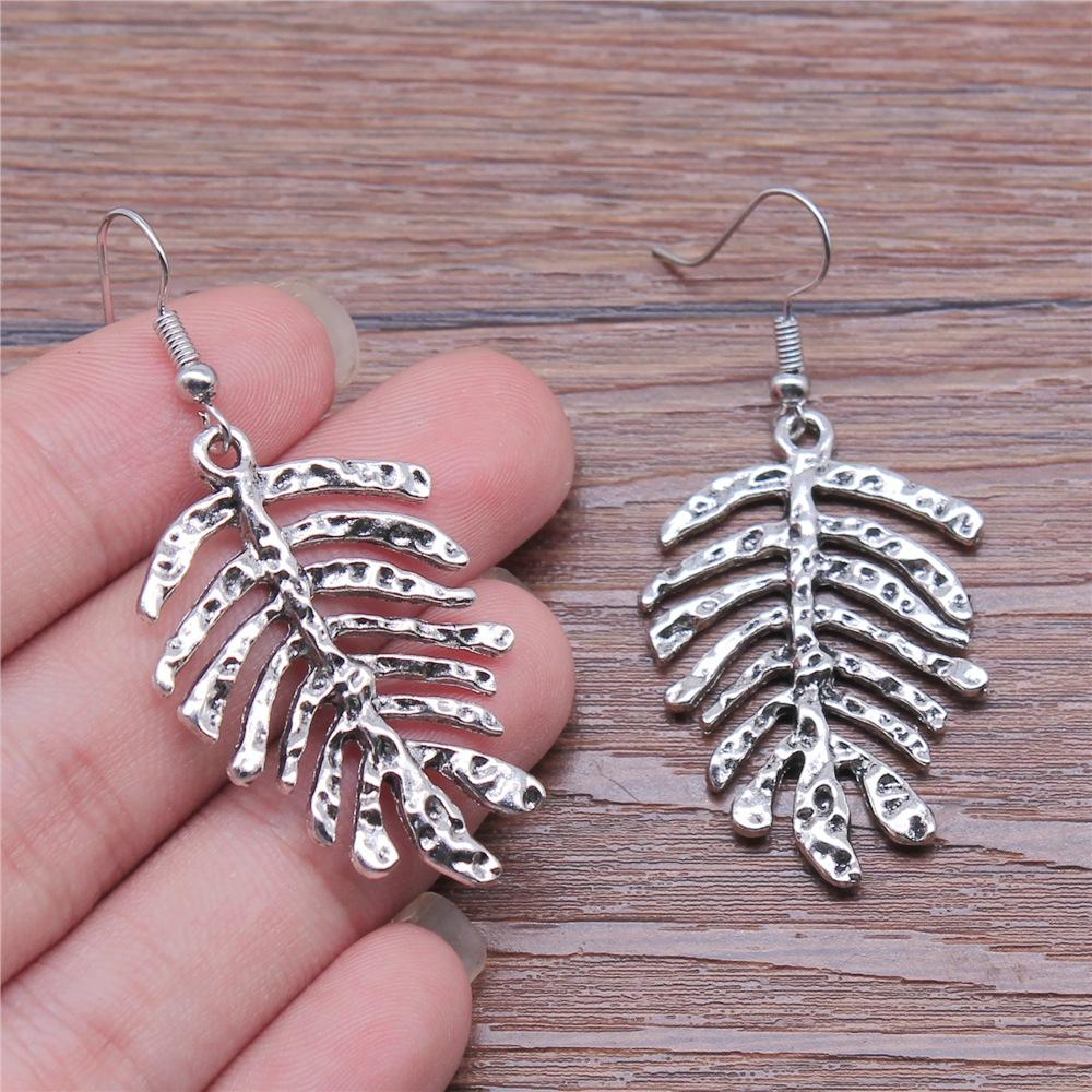 30 Styles Bohemian Earring Plant Branch Leaf Clover Dangle Earrings Drop Women Statement Jewelry Bijou Gifts For Women