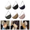 Crescent Bag Small Slings Crossbody Bag with Half Moon Shape Multi Pocket Slings Bag Hoboes Bags Slouchy Dumpling Bags