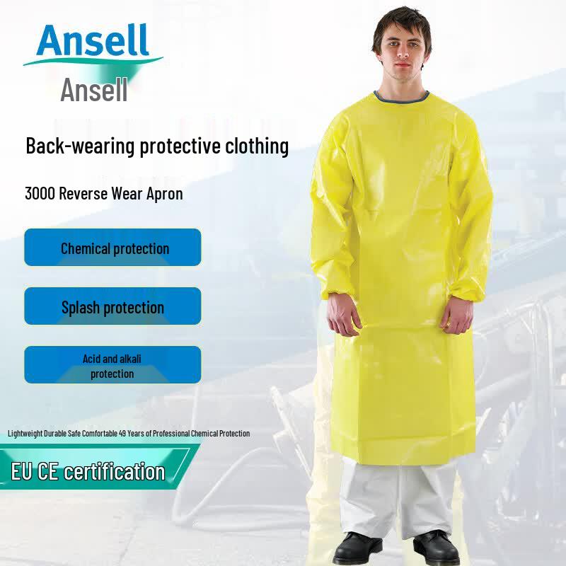Ansell 3000 Reversible Chemical Protection Apron XL