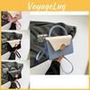 Trendy Pu Small Square Shoulder Bag With Unique Stitching For Everyday Use