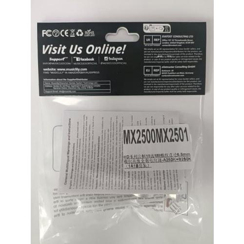 Musiclily Pro HD A250K+B250K Brass Potentiometers, Metric, Short Split Shaft, 6.5mm, for ST Tele PB/JB Electric Guitars/Basses (1A1B Set)