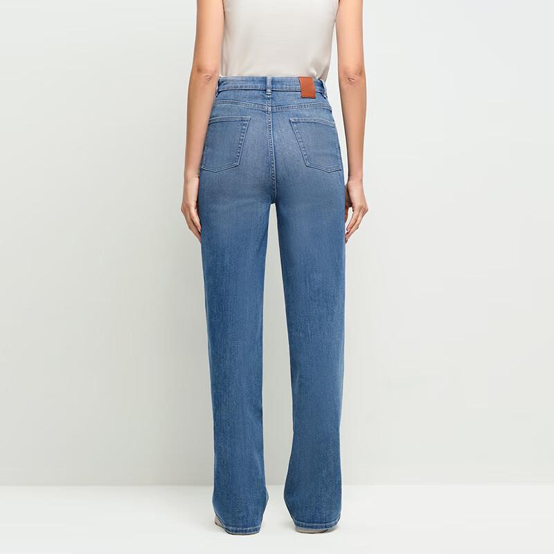 OVVOVV Women's Classic High-Waist Wide-Leg Jeans