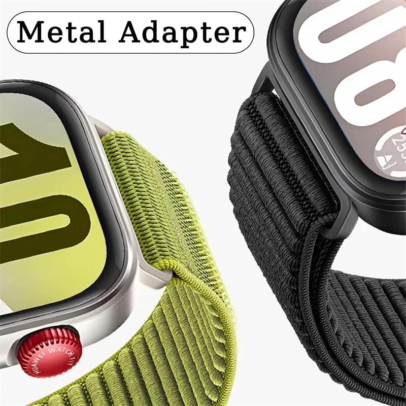 Sport Nylon Braided Loop Strap For Huawei Watch Fit 4/4 Pro Comfortable Breathable Bracelet Huawei Watch Fit 3 Band Accessories