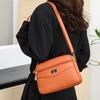 Summer women's bag diagonal cross niche armpit bag printed women's single shoulder small square bag