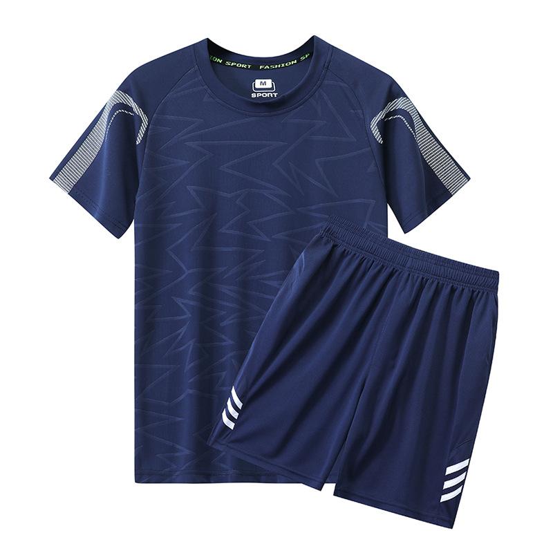 Ensemble Short et Haut sans Dos à Manches Courtes pour Homme