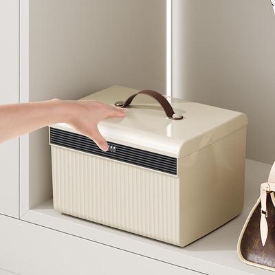 Secure Lockable Box for Valuables: Ideal for Documents and Car Use