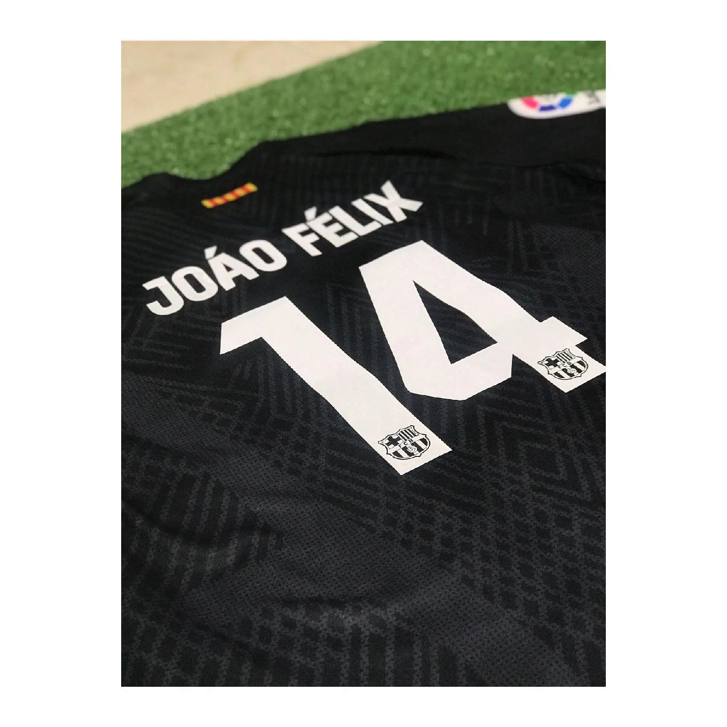 

Barcelona 2023/24 New Season Joo Flix Concept Jersey (black jersey)