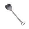 Heart Shaped Love Couple Spoon Creative Stainless Steel Coffee Tea Dessert Stiring Spoon Rainbow Gradient Spoon for Wedding Gift