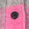 French Style Plaid Loose Wool Long Coat - Women's Elegant Temperament