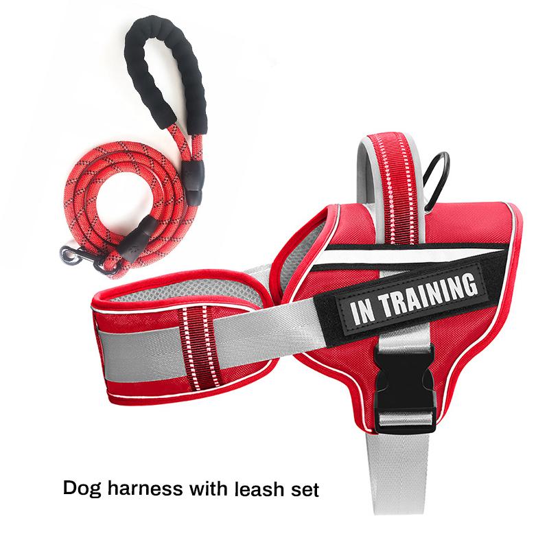 Reflective Nylon Personalized Dog Harness Adjustable Harness for Small Medium Large Dogs No Pull Dog Harness for Dropshipping