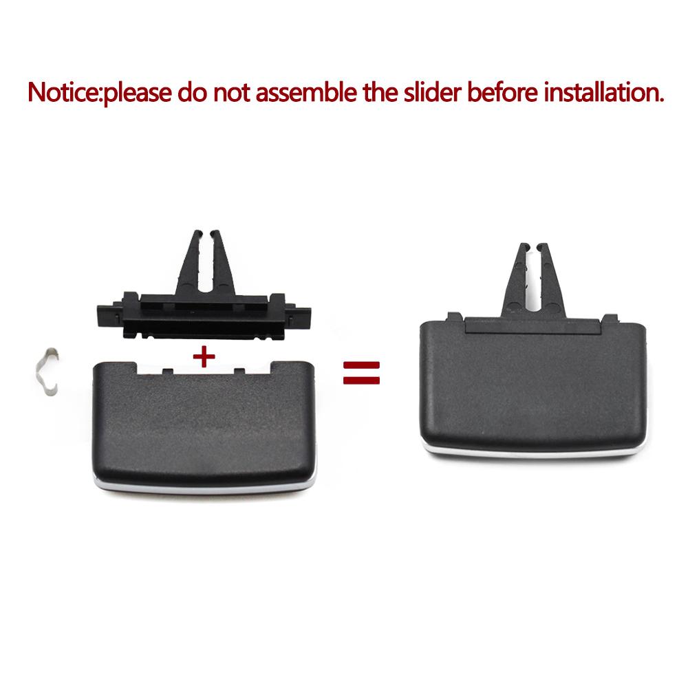1/2/4PCS Front Air Conditioning AC Vent Outlet Tab Clip Repair Kit For Mercedes Benz C GLK Class W204 X204 C180 C200 C260 GLK260