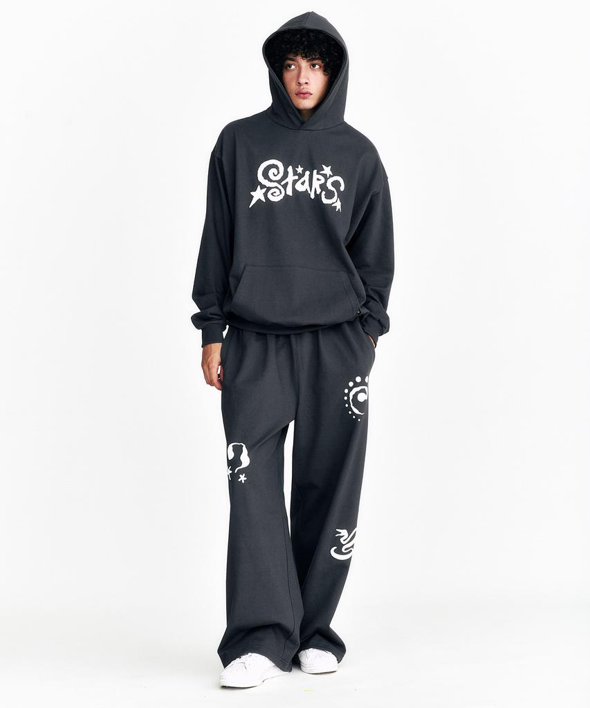 Sseleupe Symbol Embossed Sweatpants Charcoal