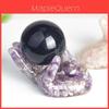 Resin Crystal Figurine Base For Home Decor With Natural Gemstones And Modern Style Perfect For Gift Giving
