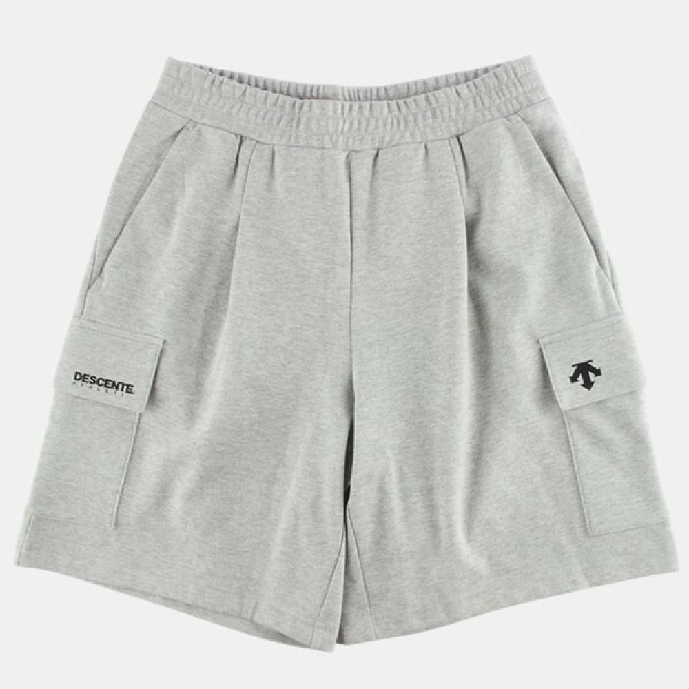 

DeScent Half Club DeScent DeScent Men S Cotton Cargo Pocket 5 Part ShortS Melange Gray Sp221tkh41 melange gray/85