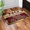 Vintage Warning Sign Carpet Mat Area 51 Rug No Trespassing Grunge Retro Design Cattle Dog Home Decoration Floor Mats Welcome Mat