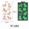 Waterproof Luminous Cartoon Capybara Temporary Tattoo Stickers for Kids