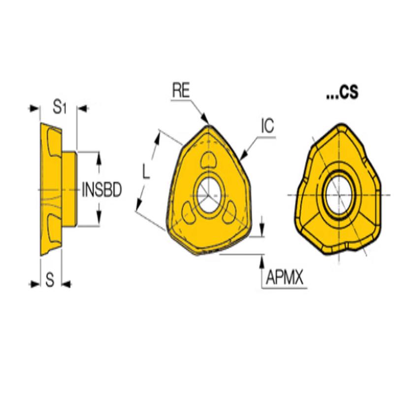 SECO Carbide Milling Insert