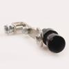 CHIZIYO Black S/M/L/XL Size Universal Car BOV Muffler Exhaust Pipe Turbo Sound Whistle Simulator Sound