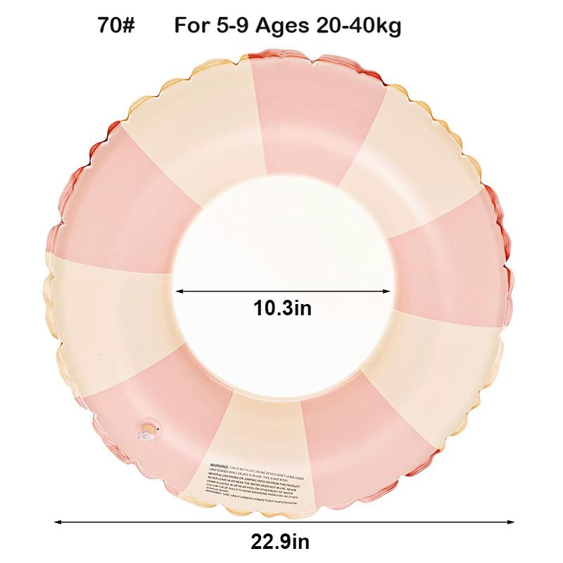 Rooxin Donut Schwimmring Aufblasbarer Schwimmbad-Schwimmer für Kind Erwachsener Schwimmkreis Babyschwimmreifen Wasserspiel Schwimmausrüstung