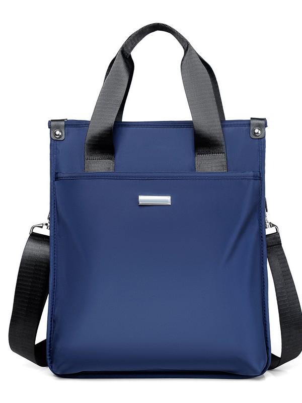 Men's Vertical Charm Handbag - Business Casual Briefcase, Commuting Shoulder Crossbody Bag