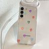 Love Heart Clear Case For Samsung Galaxy S22 S20 FE S21 S10 S9 Plus Note 20 Ultra 10 Lite Soft Phone Shell