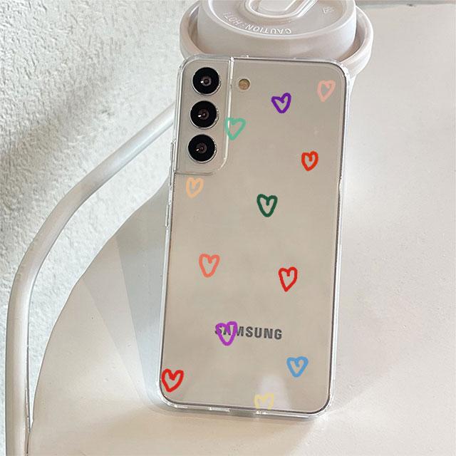 Love Heart Clear Case For Samsung Galaxy S22 S20 FE S21 S10 S9 Plus Note 20 Ultra 10 Lite Soft Phone Shell