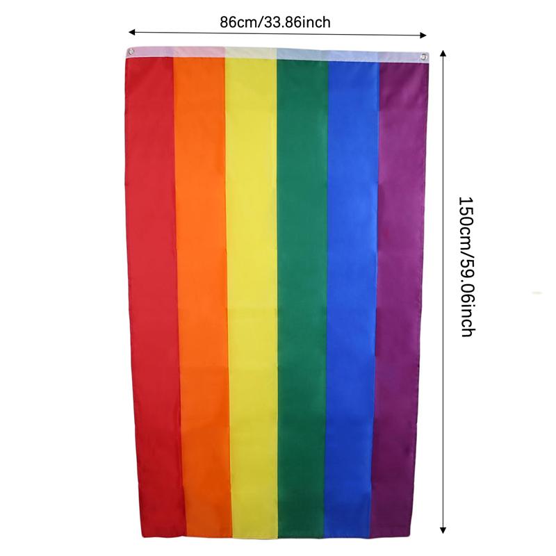 

Rainbow Flag Colorful Rainbow Peace Flags Banner LGBT Pride LGBT Flag Lesbian Gay Parade Flags Home Decoration