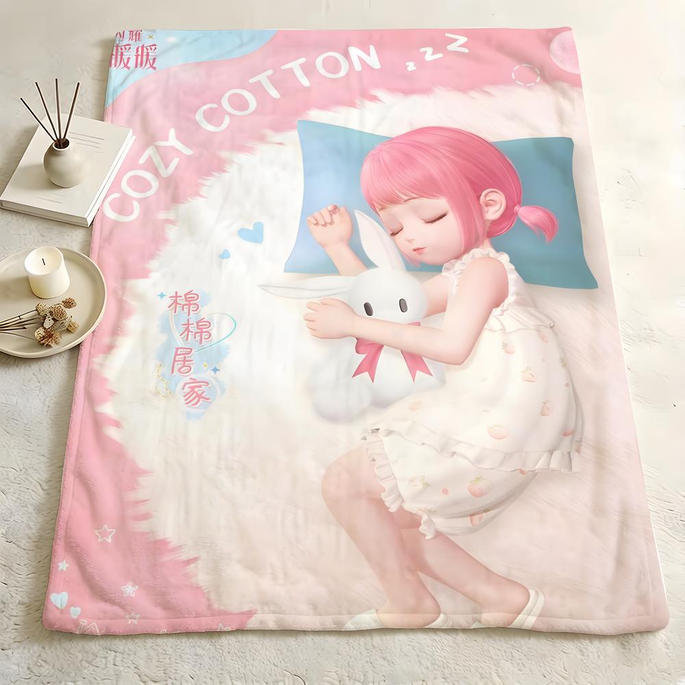 Game S-Shining N-Nikki Throw Flannel Blanket Skin Soft Suitable for Sofa Living Room Bed Travel and Gifts