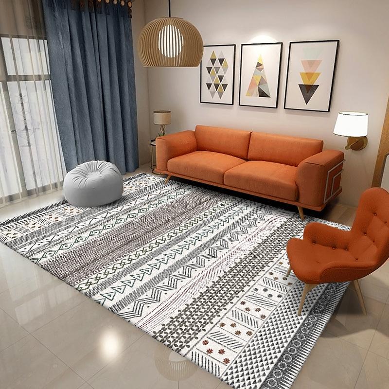 Bohemian Living Room Carpet Coffee Table Sofa Bedroom Room Bedside Carpet Home Large Area Floor Mat