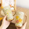 Jingdezhen Hand-painted Ceramic Mug Household Water Cup Girls Creative Breakfast Cup Companion Gift