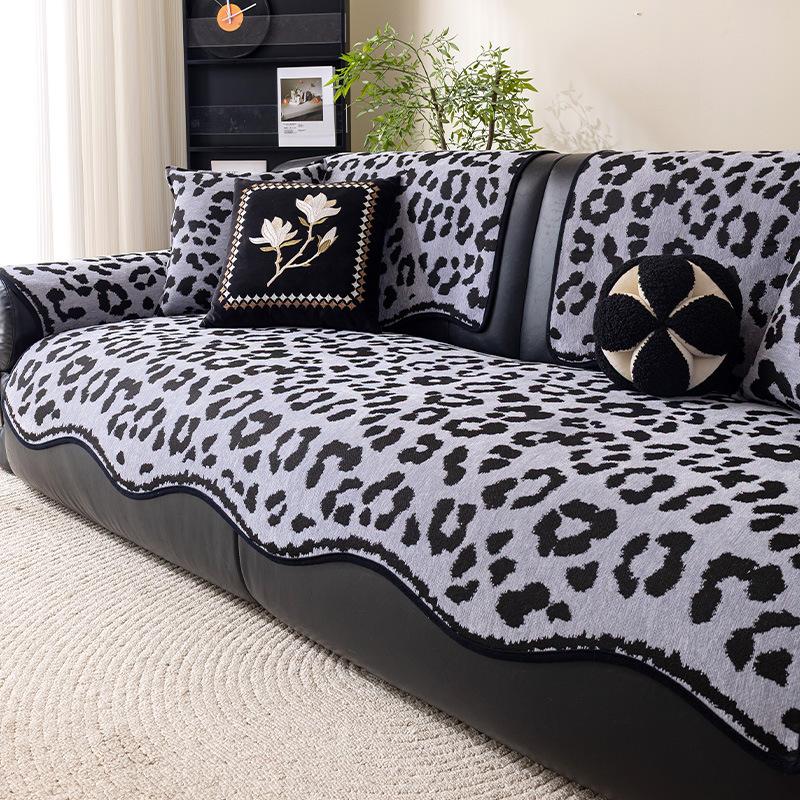 Four Seasons Universal Chenier Sofa Cushion 2025 New Straight Non-slip Leather Sofa Cover Seat Cushion Cover Cloth Towel