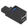 Tragbarer USB-Hub High Speed 3 Port mit Lanyard USB2.0 USB3.0 Schnittstelle Computerzubehör