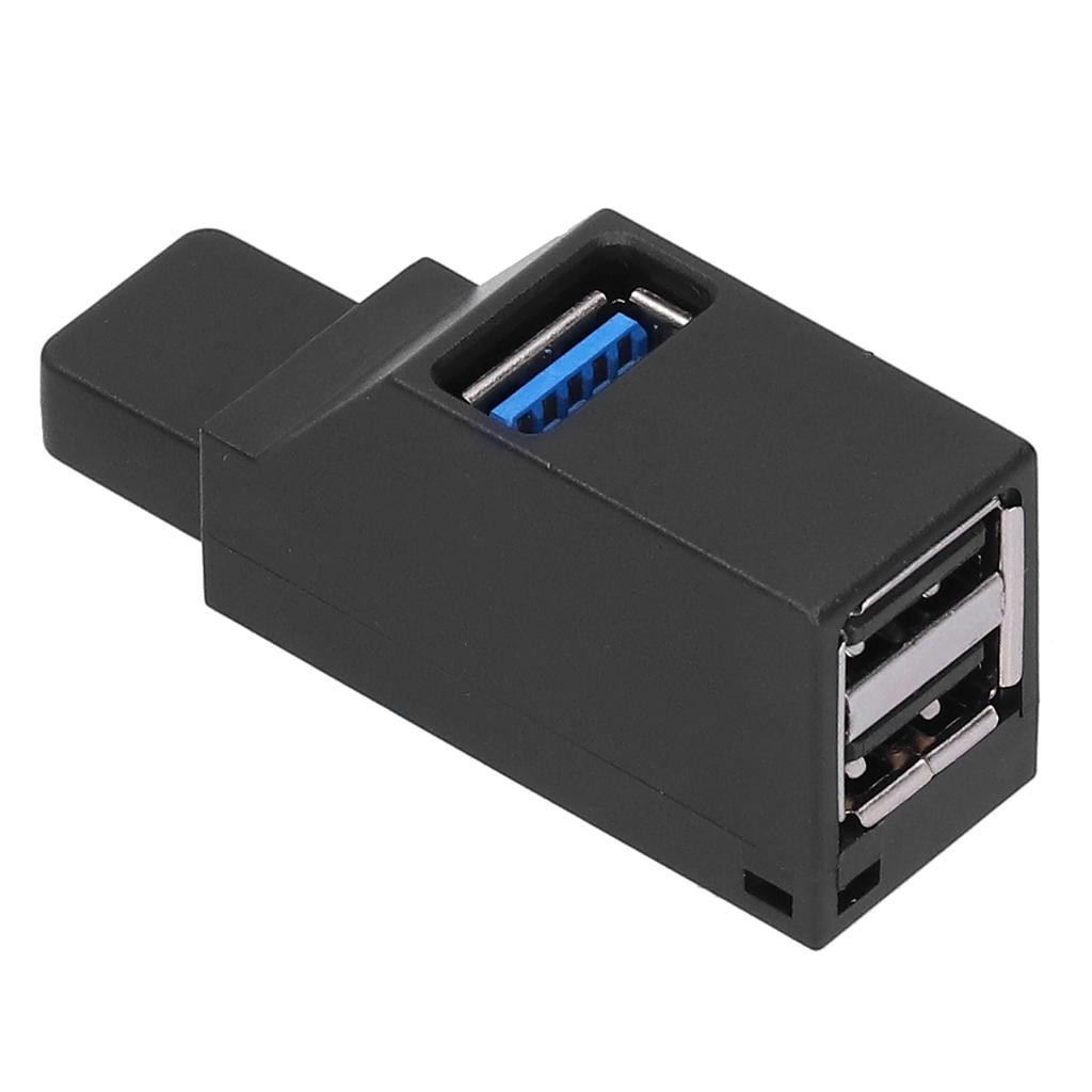 Portable USB Hub High Speed 3 Port with Lanyard USB2.0 USB3.0 Interface Computer Supplies
