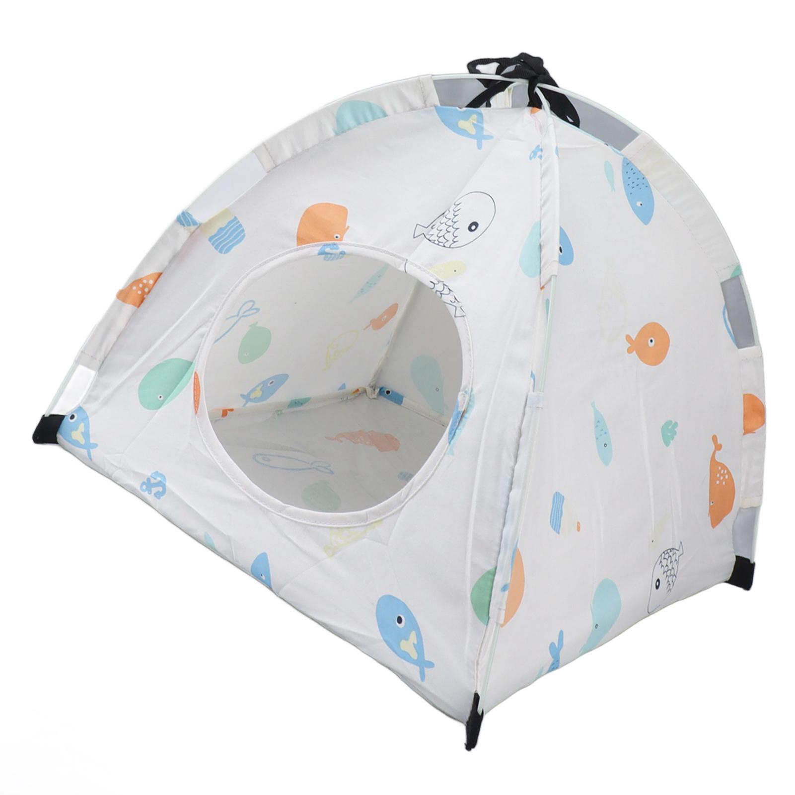 

Намет для домашніх тварин з мультяшним принтом, знімний, праний, портативний, котячі намети для котів, цуценят, дрібних домашніх тварин